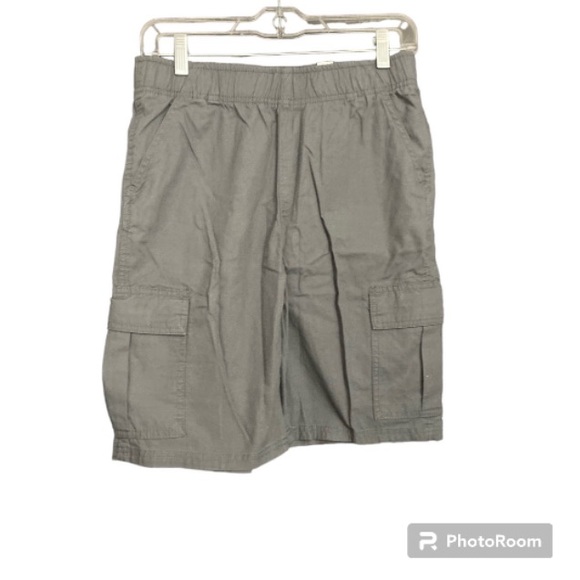 The Children's Place Gray boys Shorts Adjustable Size 14 and Adidas tshirt Sz 14 - Picture 2 of 11